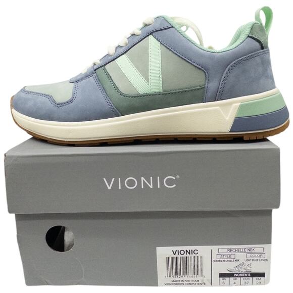 Vionic Shoes - Vionic Women's Rechelle Sneakers Size 6 Blue Green